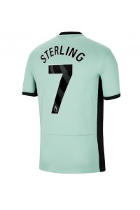 Chelsea Raheem Sterling #7 Jalkapallovaatteet Kolmaspaita 2023-24 Lyhythihainen